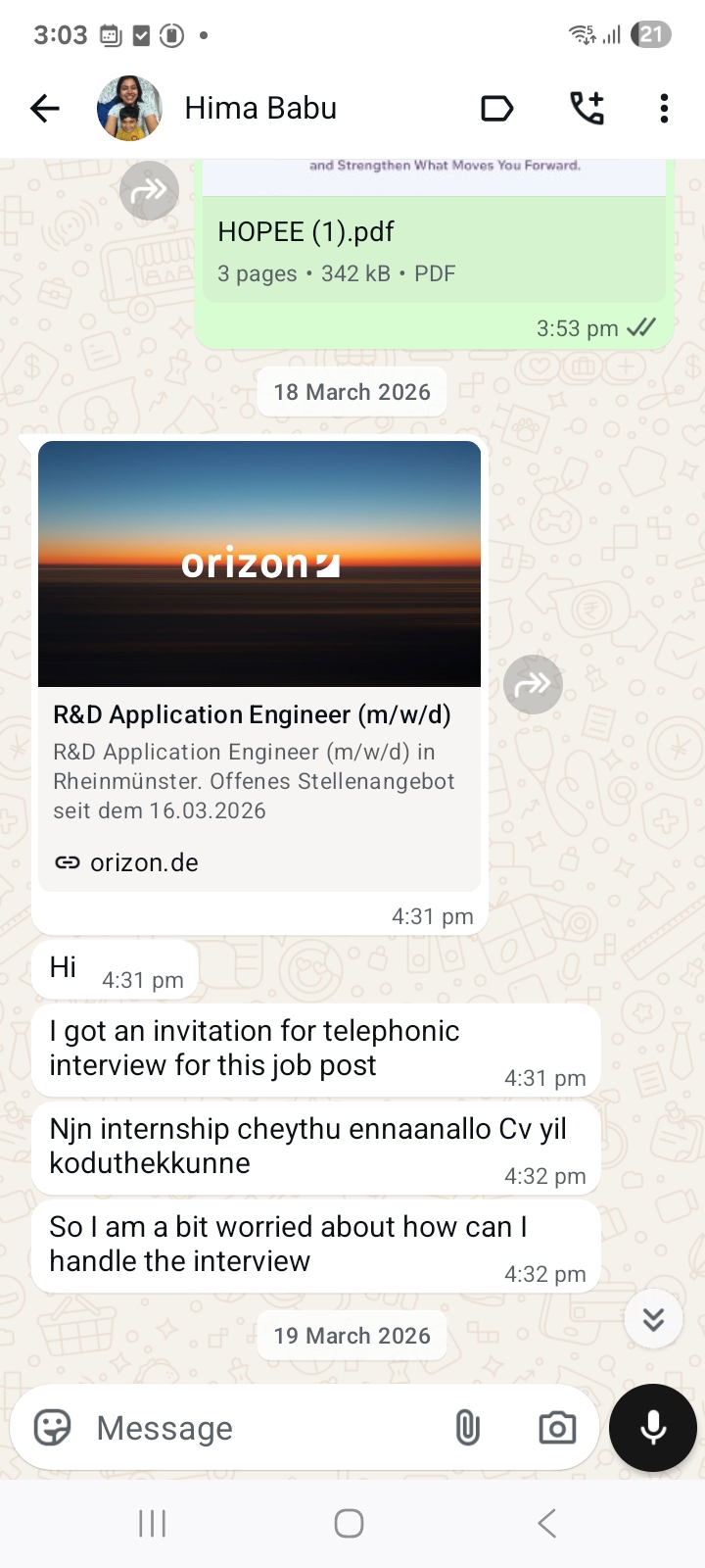 Student success story 4