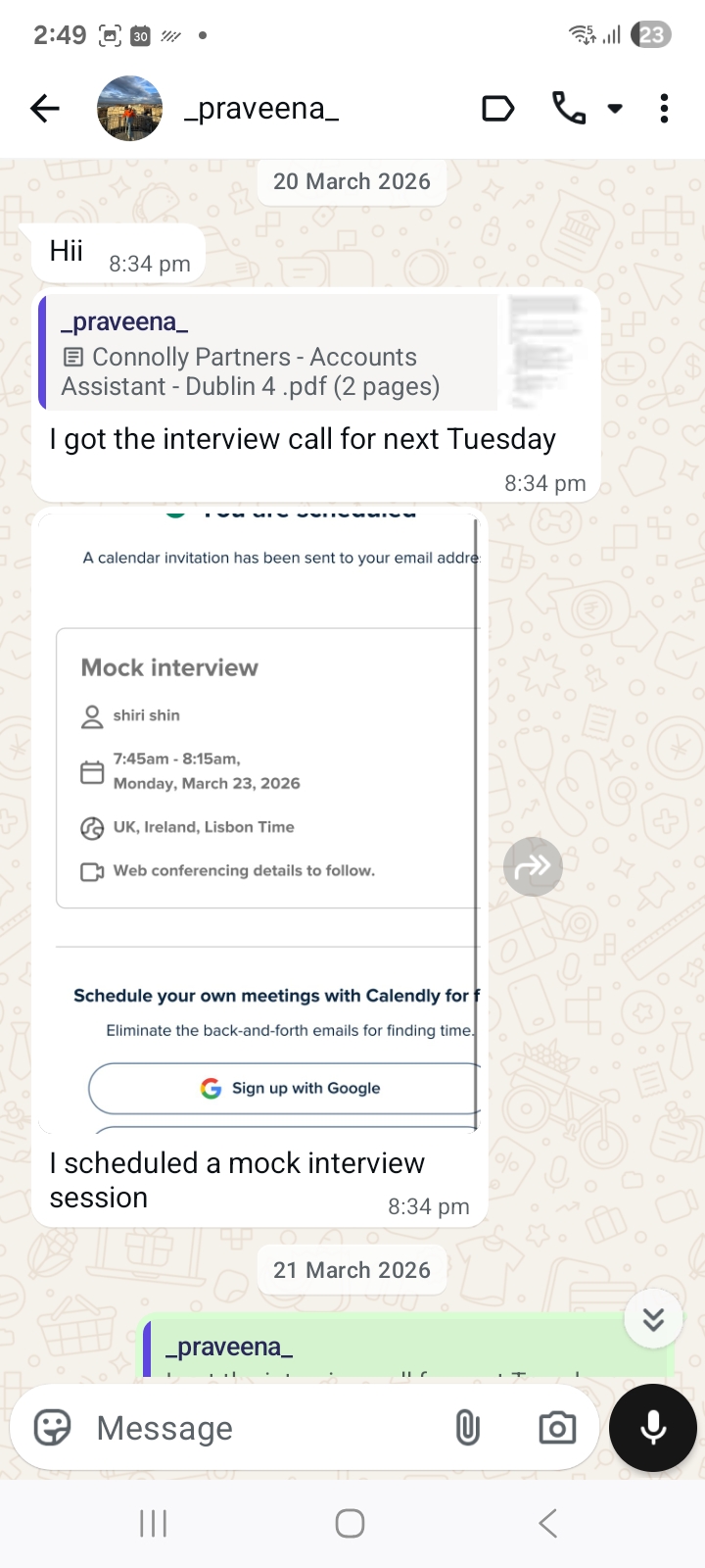 Student success story 5